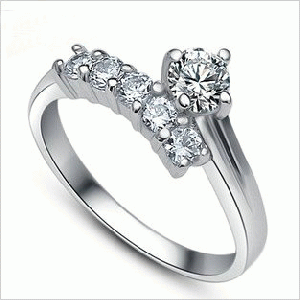 18K Platinum Ring Jewelry